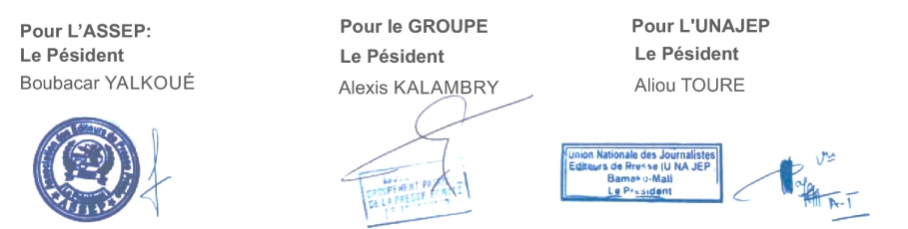 DÉCLARATION COMMUNE DE L’ASSEP, DU GROUPE ET DE L’UNAJEP